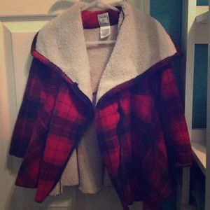 A cute plaid winter coat